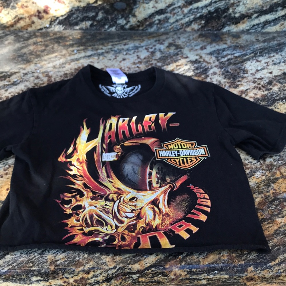 Cropped Harley T-Shirt